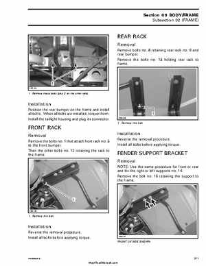 2005-2007 Bombardier Rally 200 Factory Service Manual, Page 275