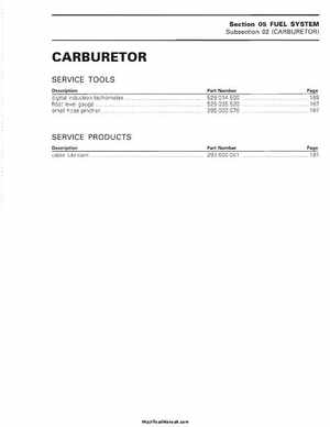 2006 Bombardier Outlander Max Series Factory Service Manual, Page 196