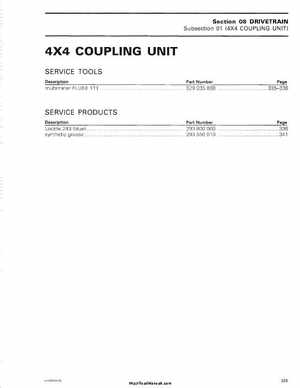 2006 Bombardier Outlander Max Series Factory Service Manual, Page 339