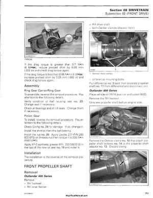 2006 Bombardier Outlander Max Series Factory Service Manual, Page 358