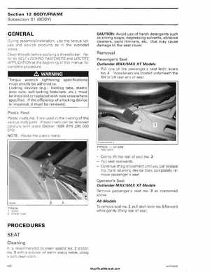 2006 Bombardier Outlander Max Series Factory Service Manual, Page 427