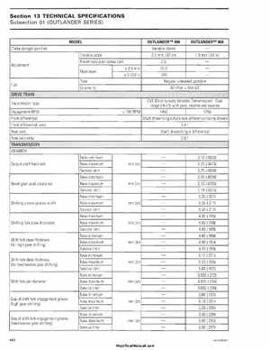 2006 Bombardier Outlander Max Series Factory Service Manual, Page 446