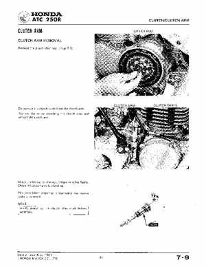1981-1984 Official Honda ATC250R Shop Manual, Page 73