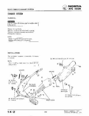 1981-1984 Official Honda ATC250R Shop Manual, Page 172