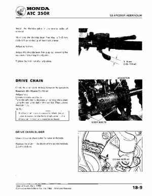 1981-1984 Official Honda ATC250R Shop Manual, Page 223