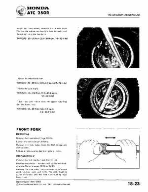 1981-1984 Official Honda ATC250R Shop Manual, Page 237