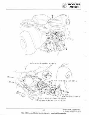 1982-1983 Official Honda ATC 200E Big Red Shop Manual, Page 47