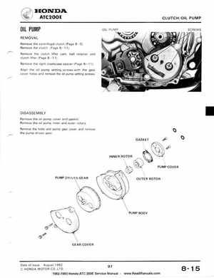 1982-1983 Official Honda ATC 200E Big Red Shop Manual, Page 96