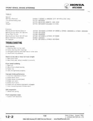 1982-1983 Official Honda ATC 200E Big Red Shop Manual, Page 129