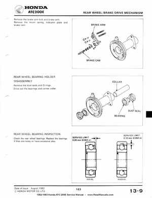 1982-1983 Official Honda ATC 200E Big Red Shop Manual, Page 160