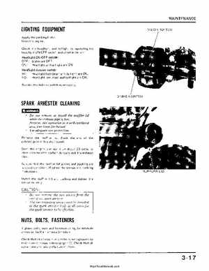 1983-1985 Original Honda ATC 200X Shop Manual, Page 34