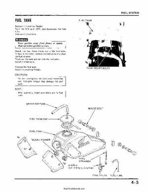 1983-1985 Original Honda ATC 200X Shop Manual, Page 38