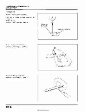 1983-1985 Original Honda ATC 200X Shop Manual, Page 109