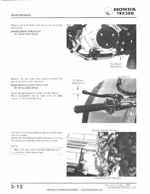 1984 Official Honda TRX200 Shop Manual, Page 32