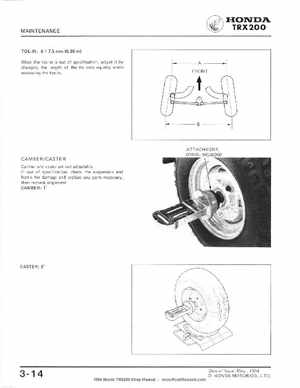 1984 Official Honda TRX200 Shop Manual, Page 34