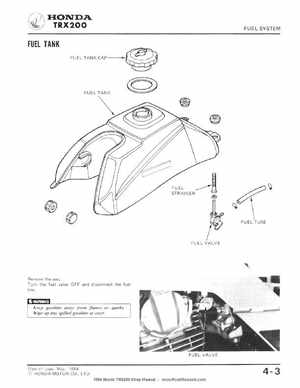 1984 Official Honda TRX200 Shop Manual, Page 40