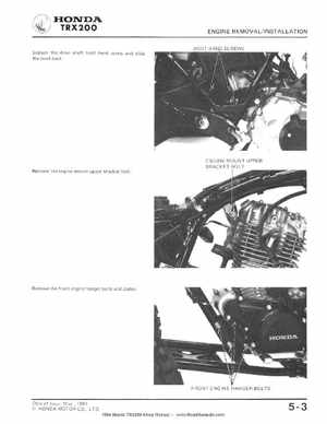 1984 Official Honda TRX200 Shop Manual, Page 54