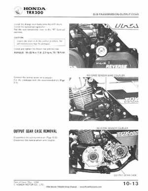 1984 Official Honda TRX200 Shop Manual, Page 131