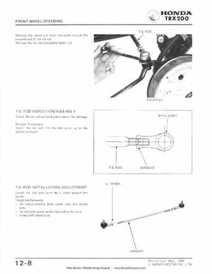 1984 Official Honda TRX200 Shop Manual, Page 166