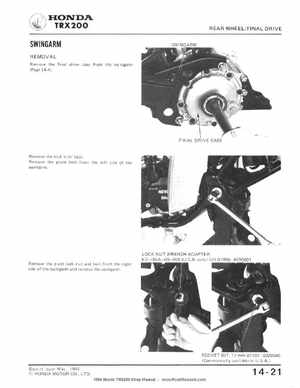 1984 Official Honda TRX200 Shop Manual, Page 224
