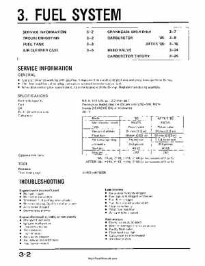 1985-1986 Honda ATC250R Shop Manual, Page 40