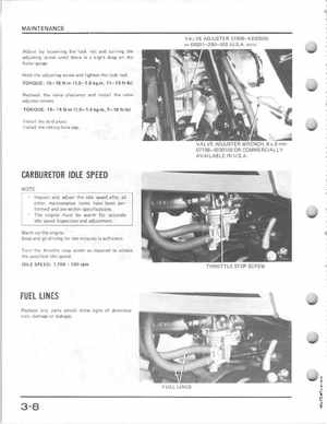 1985-1986 Honda Fourtrax 125 TRX125 Shop Manual, Page 29