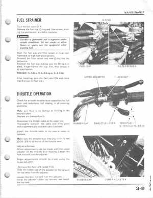 1985-1986 Honda Fourtrax 125 TRX125 Shop Manual, Page 30