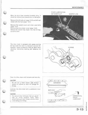 1985-1986 Honda Fourtrax 125 TRX125 Shop Manual, Page 34