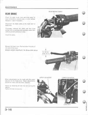 1985-1986 Honda Fourtrax 125 TRX125 Shop Manual, Page 37