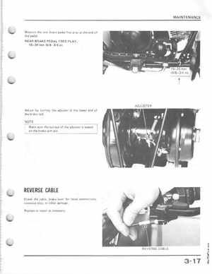 1985-1986 Honda Fourtrax 125 TRX125 Shop Manual, Page 38