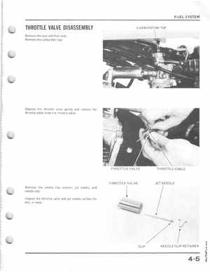 1985-1986 Honda Fourtrax 125 TRX125 Shop Manual, Page 49