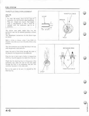 1985-1986 Honda Fourtrax 125 TRX125 Shop Manual, Page 50