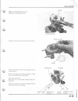 1985-1986 Honda Fourtrax 125 TRX125 Shop Manual, Page 53