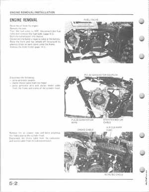 1985-1986 Honda Fourtrax 125 TRX125 Shop Manual, Page 60