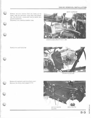 1985-1986 Honda Fourtrax 125 TRX125 Shop Manual, Page 61