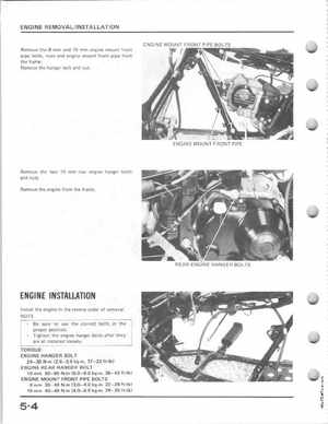 1985-1986 Honda Fourtrax 125 TRX125 Shop Manual, Page 62