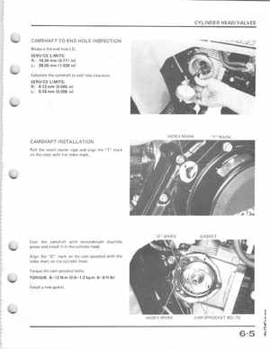 1985-1986 Honda Fourtrax 125 TRX125 Shop Manual, Page 68