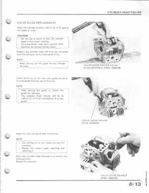 1985-1986 Honda Fourtrax 125 TRX125 Shop Manual, Page 76