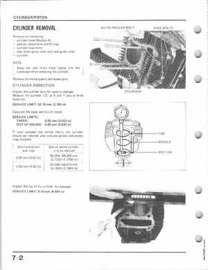 1985-1986 Honda Fourtrax 125 TRX125 Shop Manual, Page 84