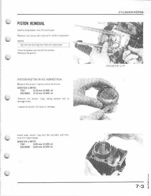1985-1986 Honda Fourtrax 125 TRX125 Shop Manual, Page 85