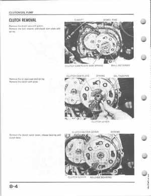 1985-1986 Honda Fourtrax 125 TRX125 Shop Manual, Page 93