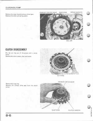 1985-1986 Honda Fourtrax 125 TRX125 Shop Manual, Page 95