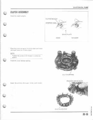 1985-1986 Honda Fourtrax 125 TRX125 Shop Manual, Page 98