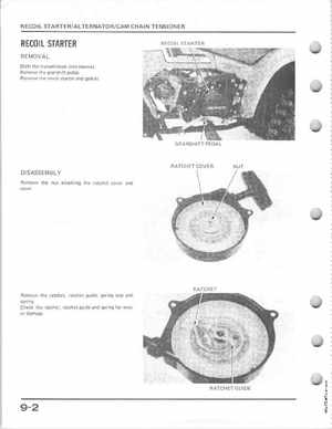 1985-1986 Honda Fourtrax 125 TRX125 Shop Manual, Page 109