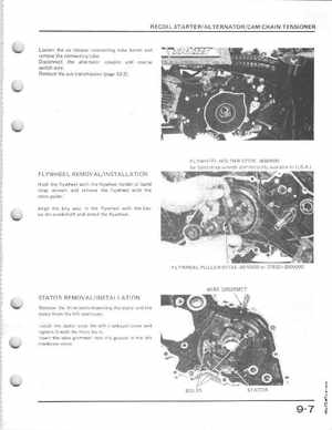 1985-1986 Honda Fourtrax 125 TRX125 Shop Manual, Page 114
