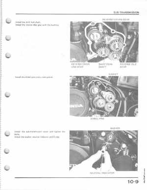 1985-1986 Honda Fourtrax 125 TRX125 Shop Manual, Page 135