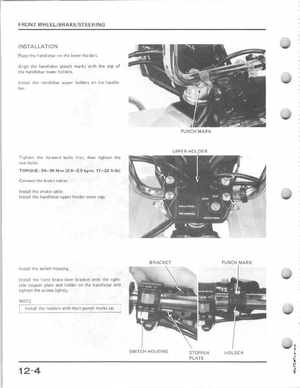 1985-1986 Honda Fourtrax 125 TRX125 Shop Manual, Page 154