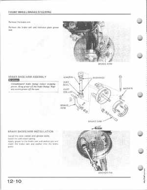 1985-1986 Honda Fourtrax 125 TRX125 Shop Manual, Page 160