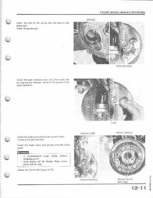 1985-1986 Honda Fourtrax 125 TRX125 Shop Manual, Page 161