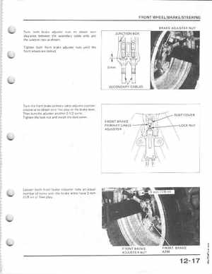 1985-1986 Honda Fourtrax 125 TRX125 Shop Manual, Page 167